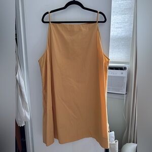 ASOS Curve Yellow Slip Dress